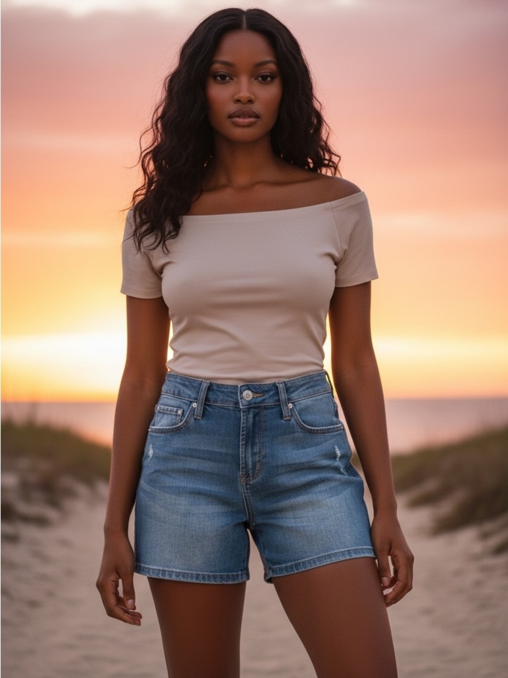 Rachel Roy Jean Shorts
